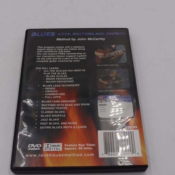 The Rock House Learn Blues Guitar DVD - Picture 5 of 6